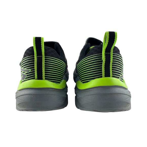 Skechers Boundless Boys Sneakers Kids Shoe Size US 1.5 M Wide Fit Black/Green - Picture 5 of 9